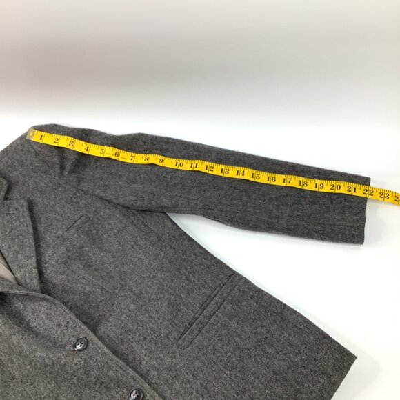 Vintage Wool Blazer ah! Austin Hill Womens Gray Jacket Size 10 Office Acadamia - Picture 6 of 10